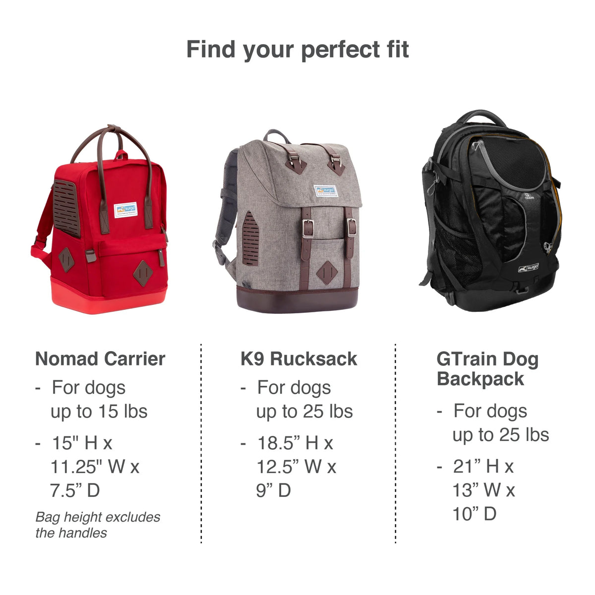Dog Carrier Backpack with Chest Straps & Hip Belt J94810