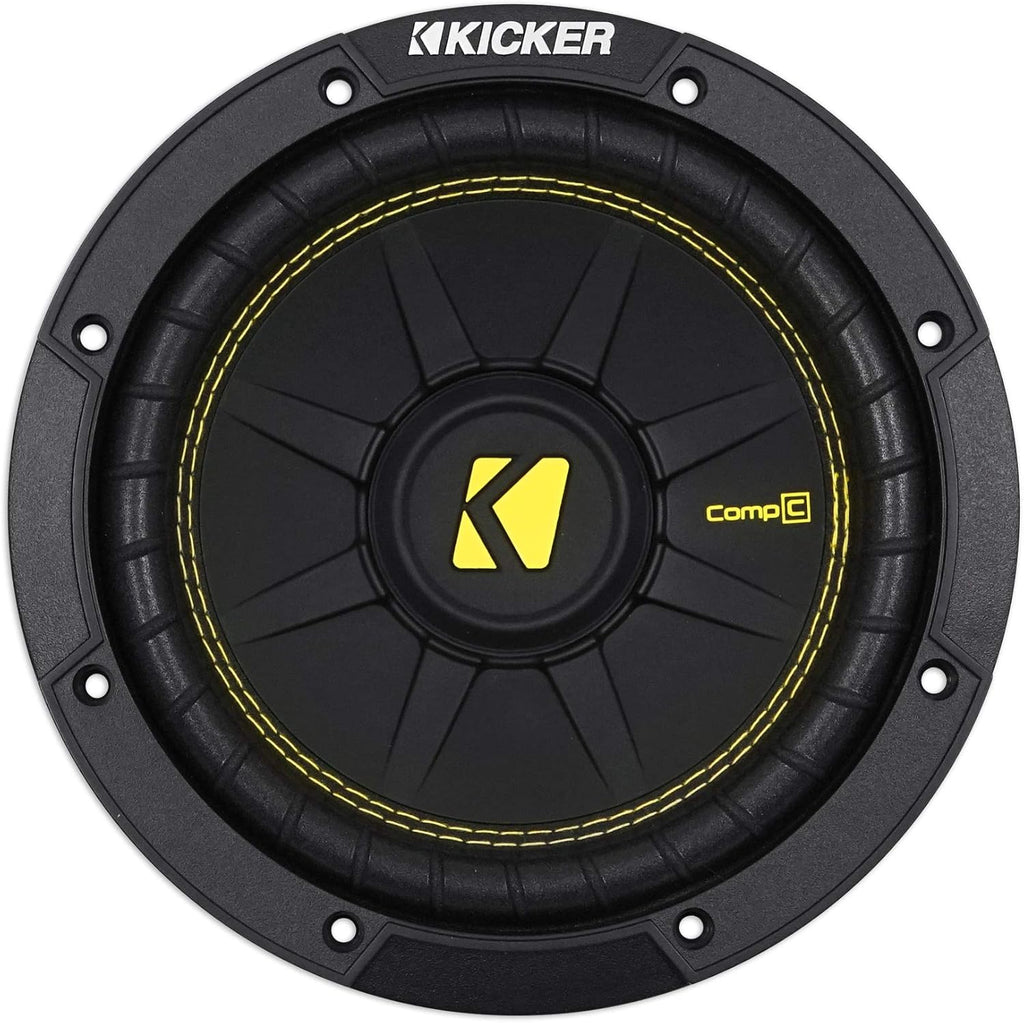 Black Pack of 2 8 Inch Car Audio Subwoofer E110435