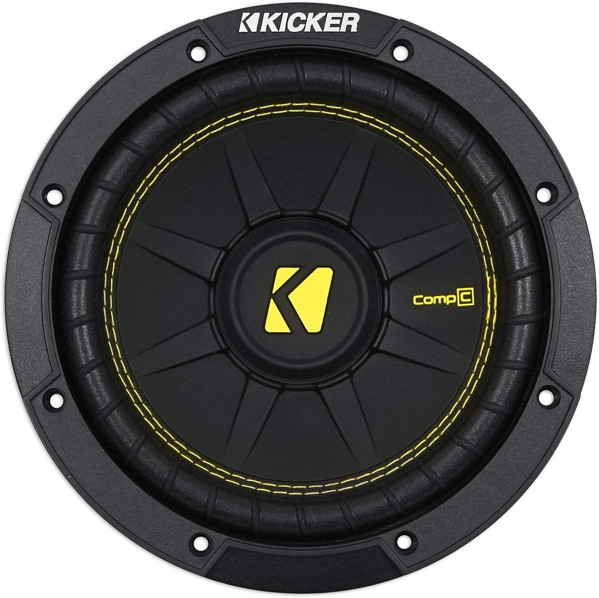 Black Pack of 2 8 Inch Car Audio Subwoofer E110435