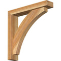 Rough Sawn Bracket with Offset Brace, Western Red Cedar D17988