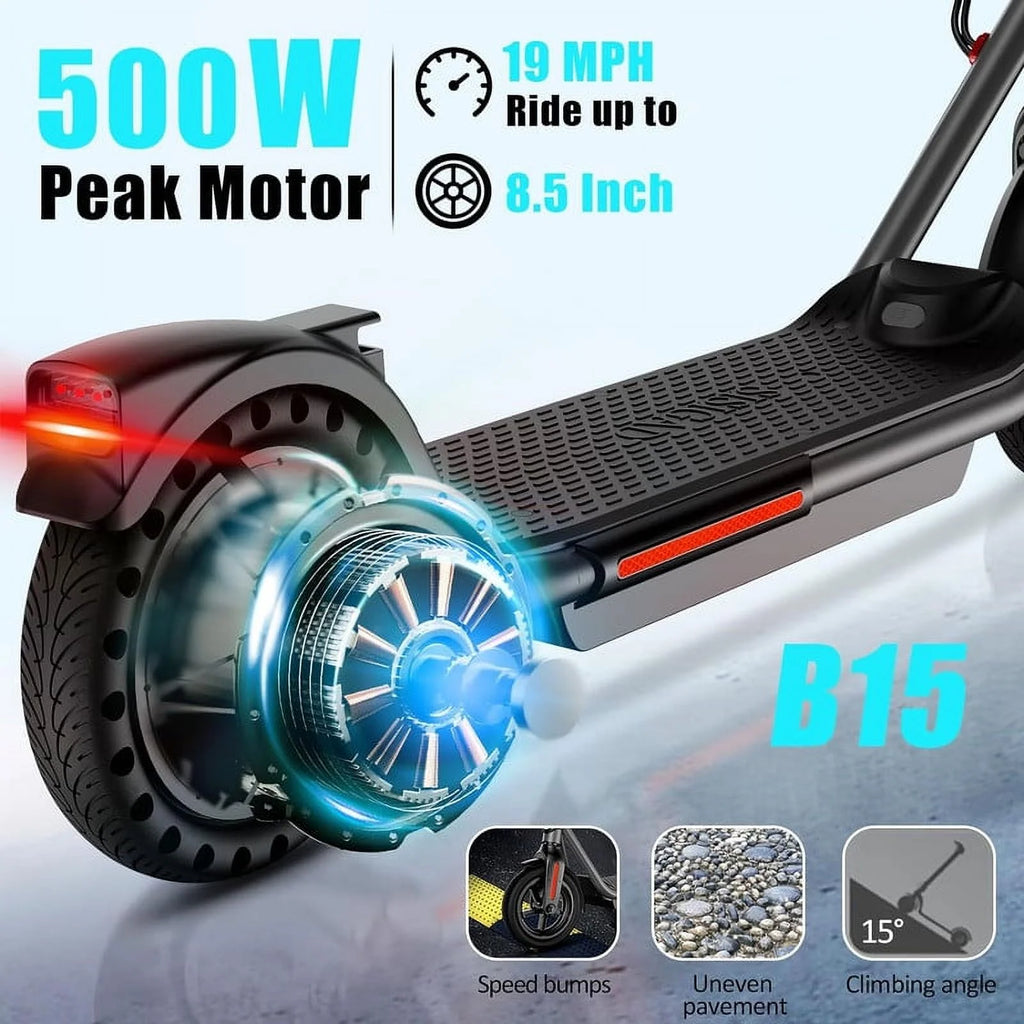Electric Kick Scooter 300W Motor 8.5 Tires Portable Folding E440874