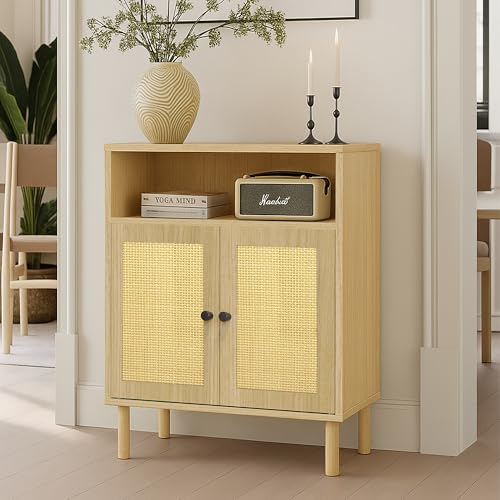 Rattan Storage Cabinet with Double Doors Z5203