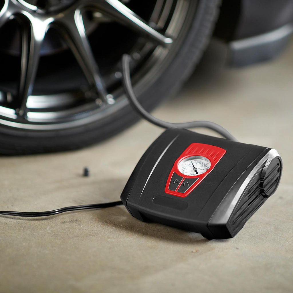 12V Portable Tire Inflator with LED Light B30501