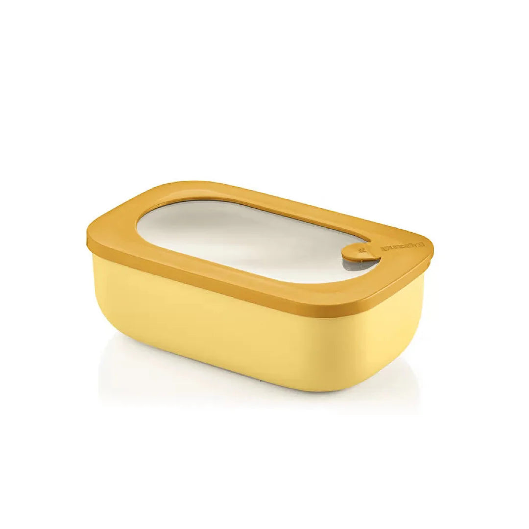 Rectangular Leak-Proof Containers 900cc Ochre S293505