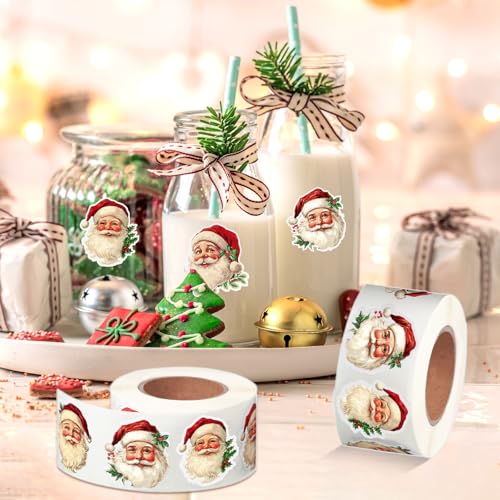 Vintage Christmas Stickers Rolls G85311