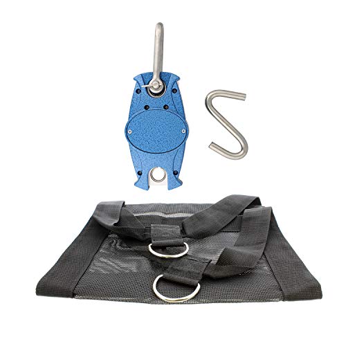Digital Hanging Scale Blue Calf Scale & Calf Sling for Weighing 660 lb Mini Crane Scale & Livestock Sling M556132