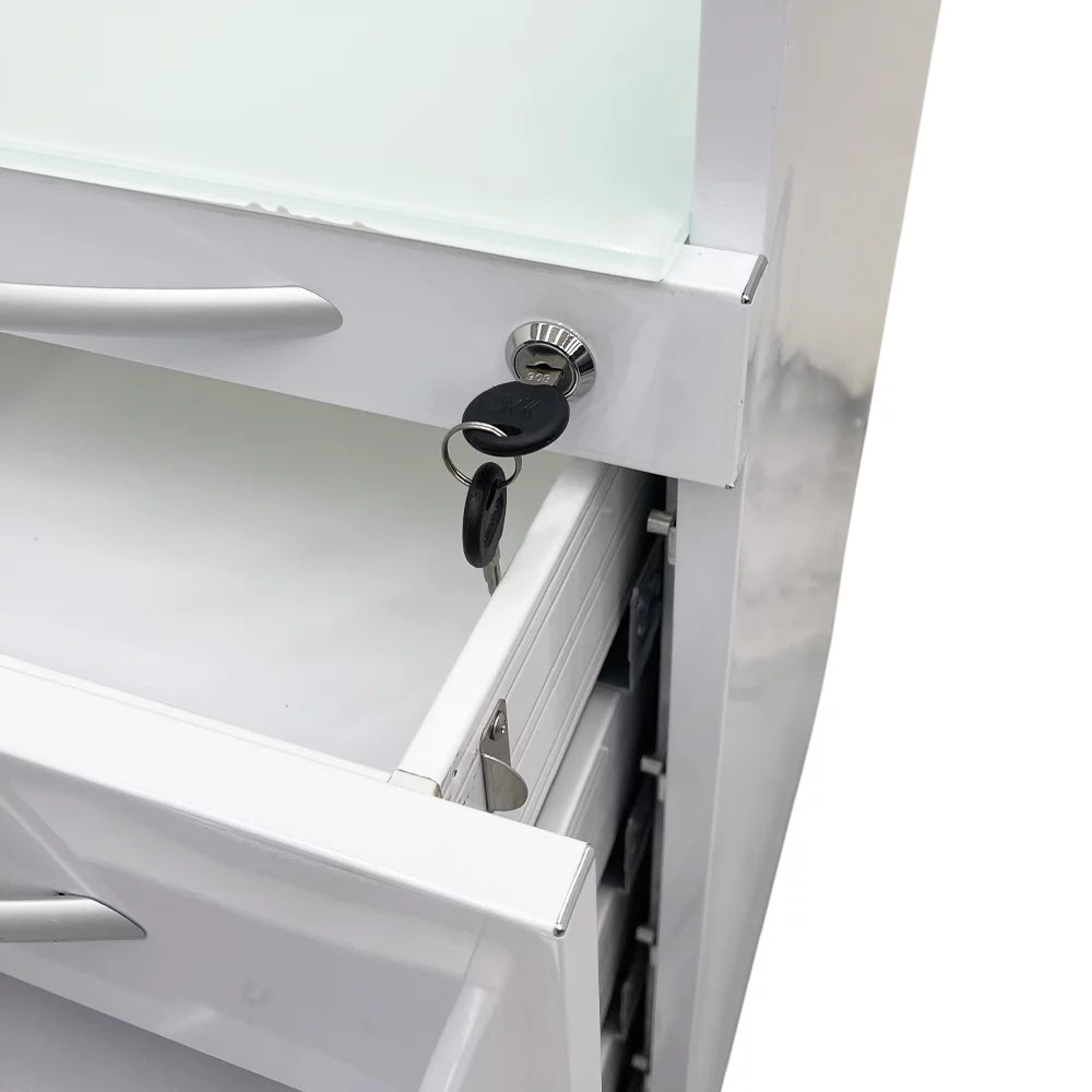 Stainless Steel Mobile 5 Drawers Cabinet B418