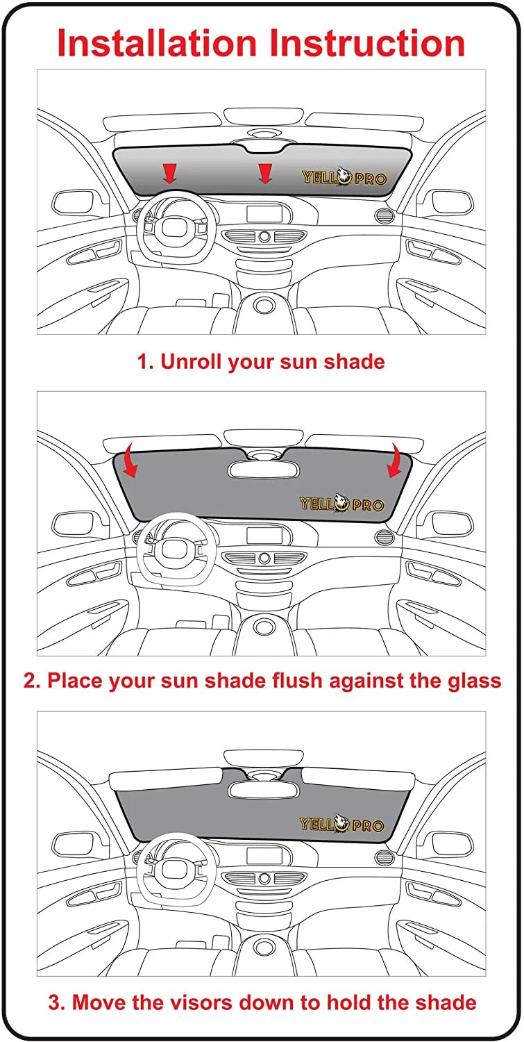 Front Windshield Sunshade for Jeep Renegade SUV M125950