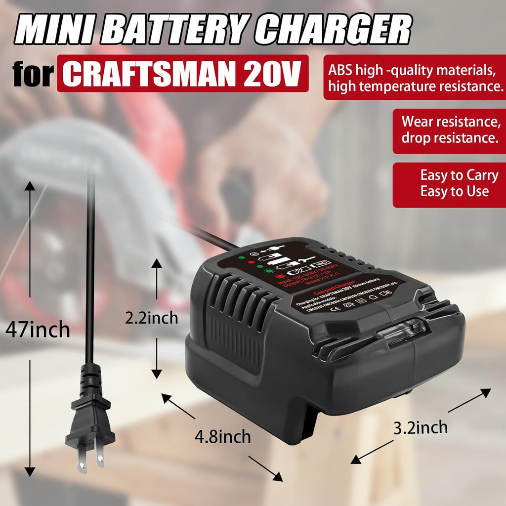 20V Lithium-ion Battery Charger with 2A Output F41149