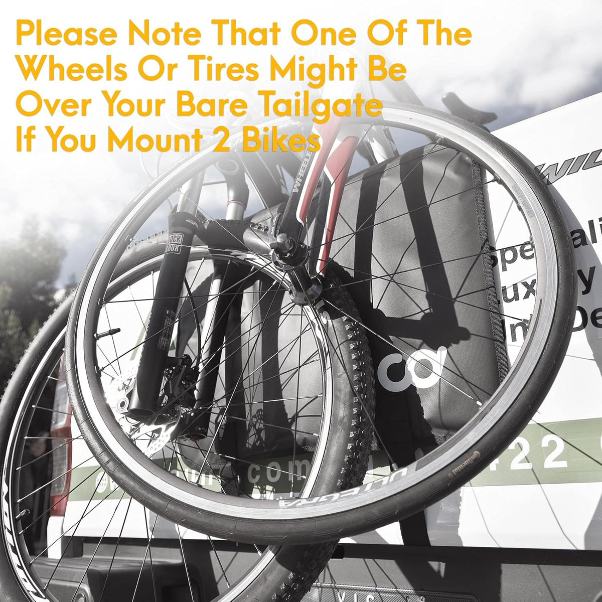 Tailgate Bike Pads for 2 Bikes 24.5” Wide Pack of 2 F52949