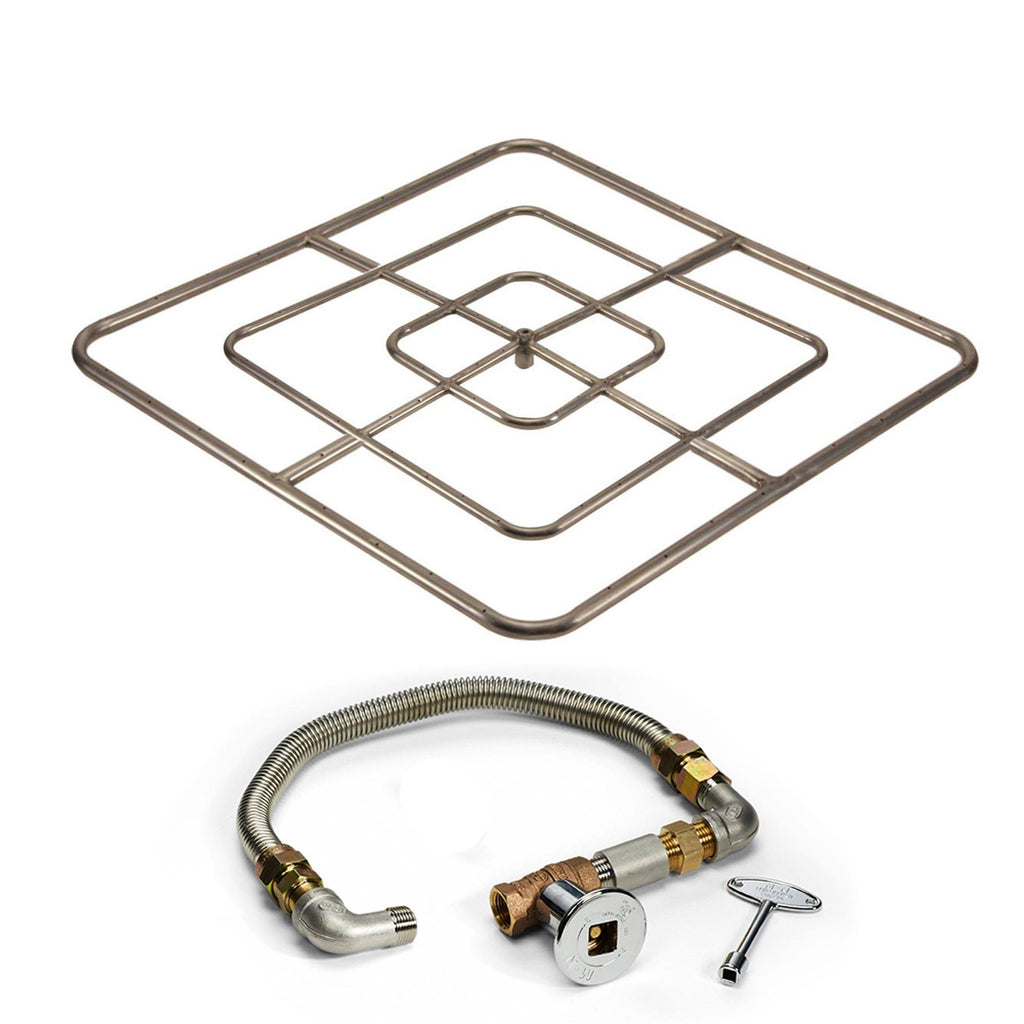 36x22 Square Fire Pit Burner C14892