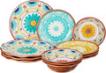 12 pc Melamine Dinnerware Set D953