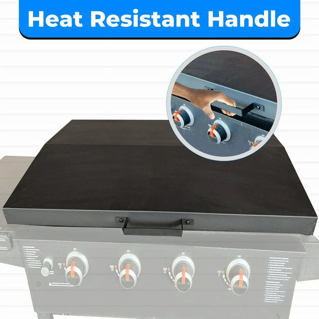 36 in Griddle Hood Lid Black BBQ Hard Cover H856