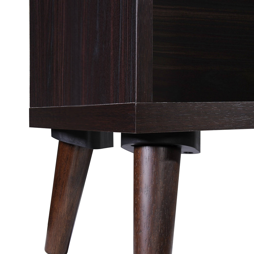Wenge Faux Wood Bookcase E5830