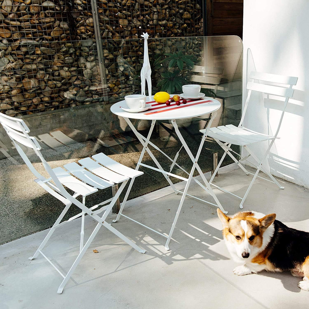 3pc Metal Folding Bistro Set M794