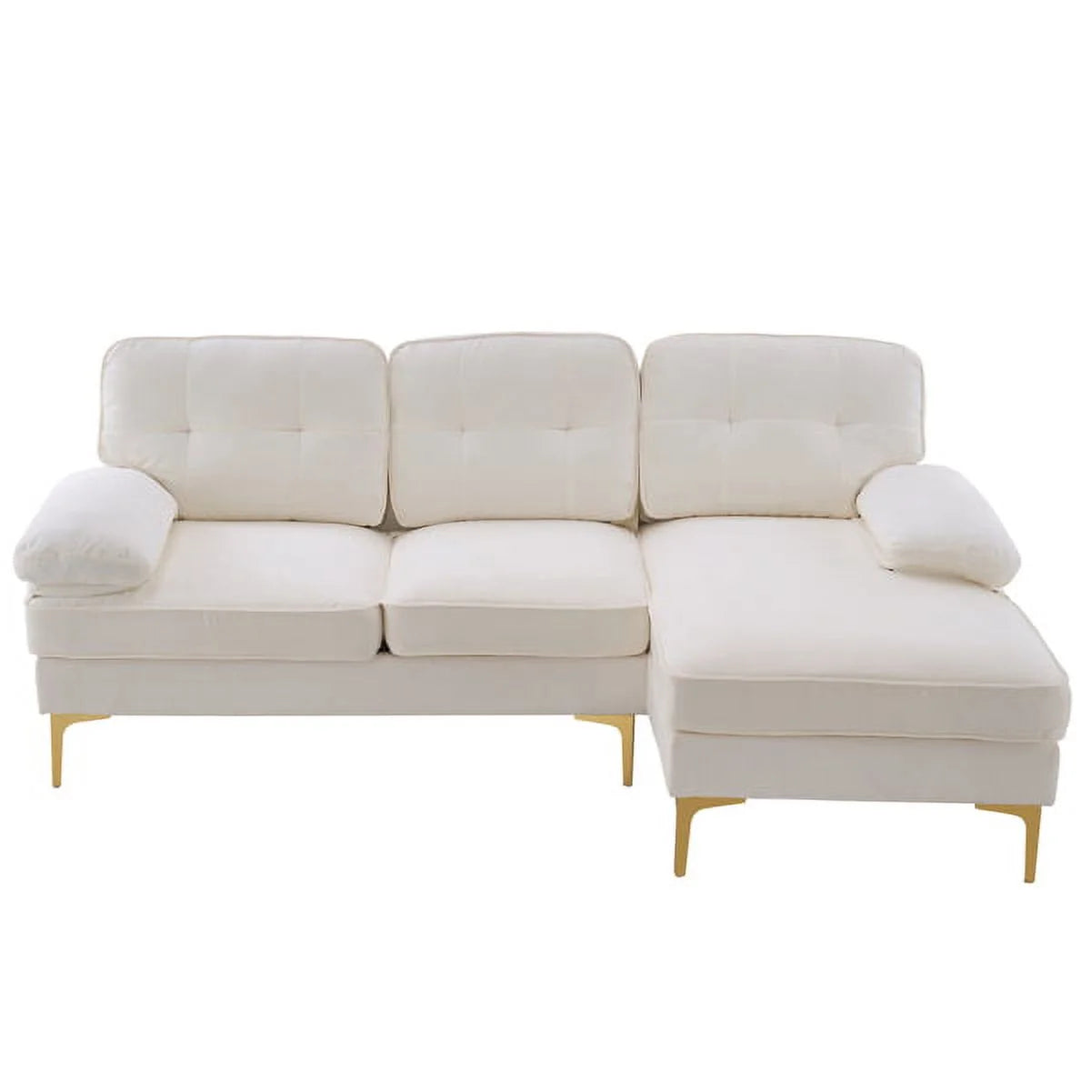 White Convertible Sectional Sofa S970091