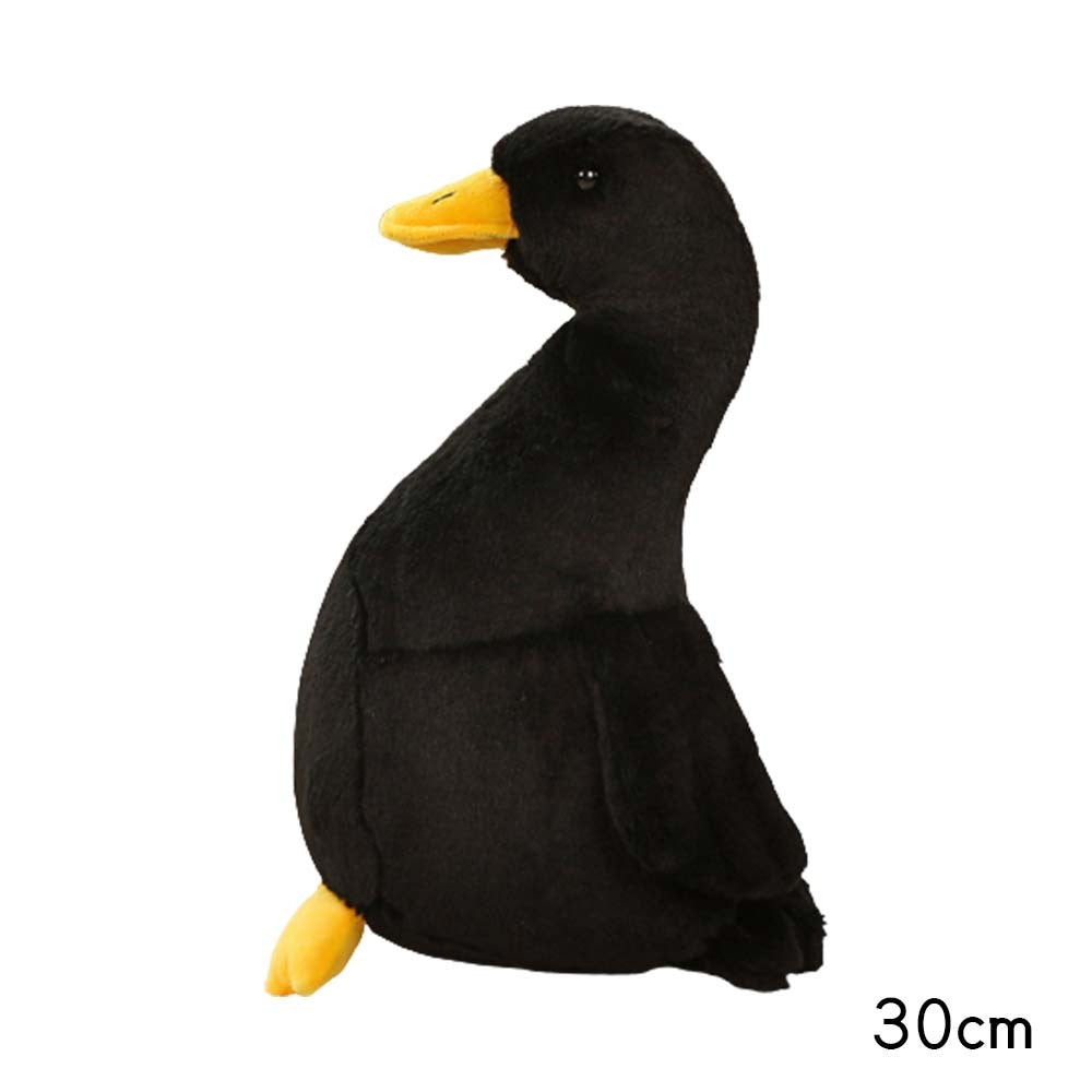 Black 30cm Duck Plush Doll Stuffed Toy Y5689