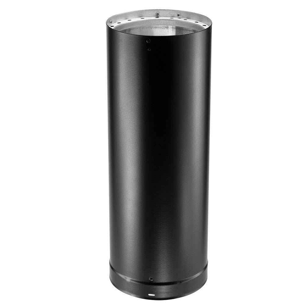 Black 18-inch Double-Wall Pipe J821622