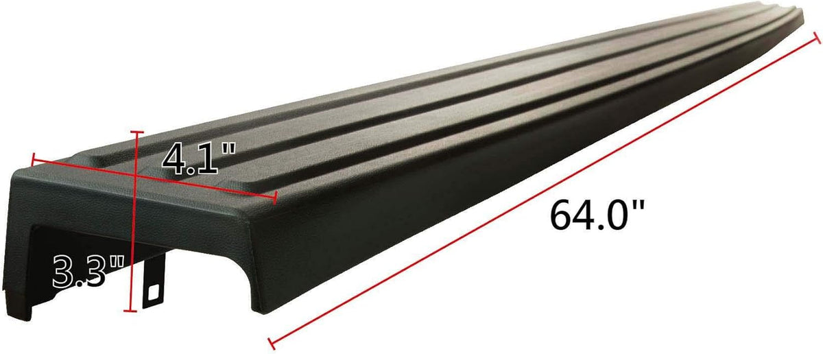 Black Tailgate Molding Cap Pack of 2 J458