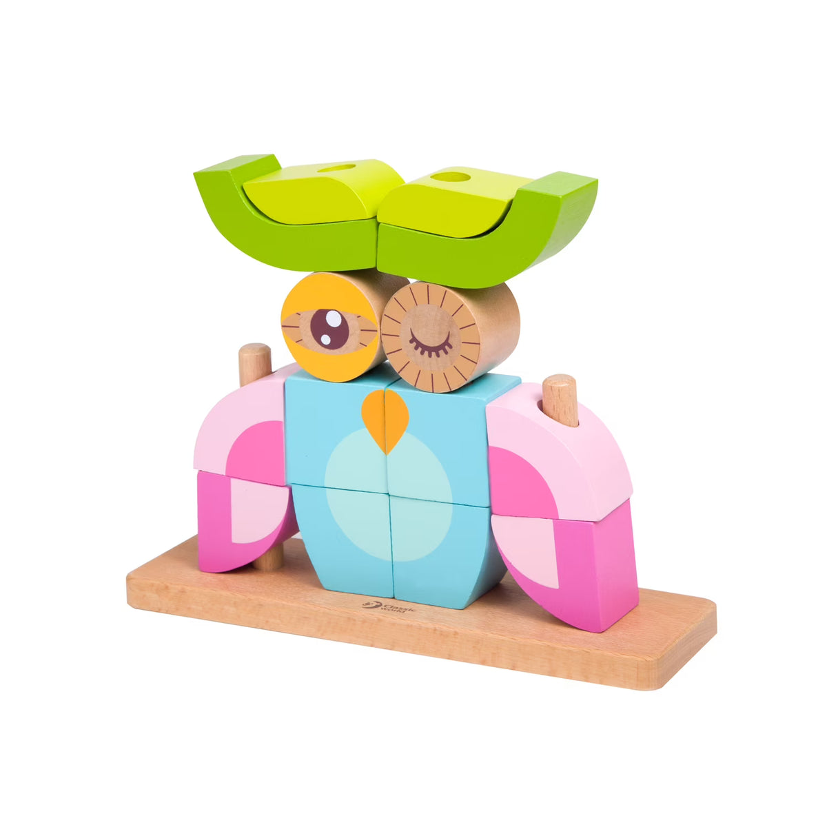 Wooden Stacking Owl Blocks Set A216566