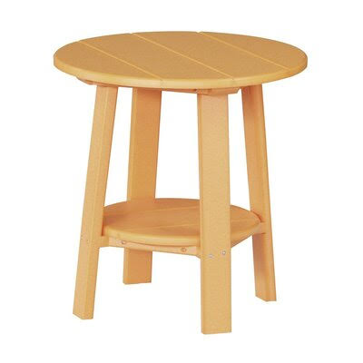 Orange Plastic Side Table F6020