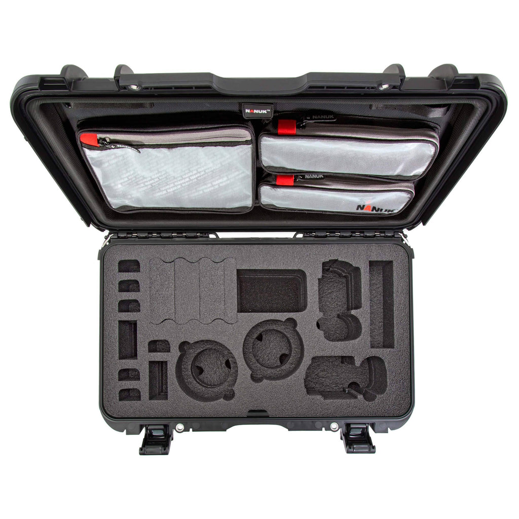 Yellow DSLR Camera Case with Lid Organizer N6494