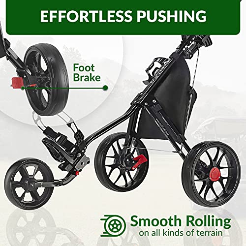 3 Wheel Lightweight Golf Push Cart A361605