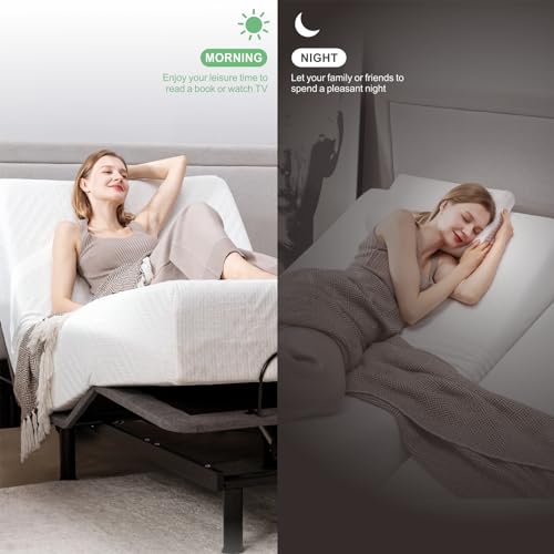 Adjustable Bed Base Queen with Wireless Remote Control E184978