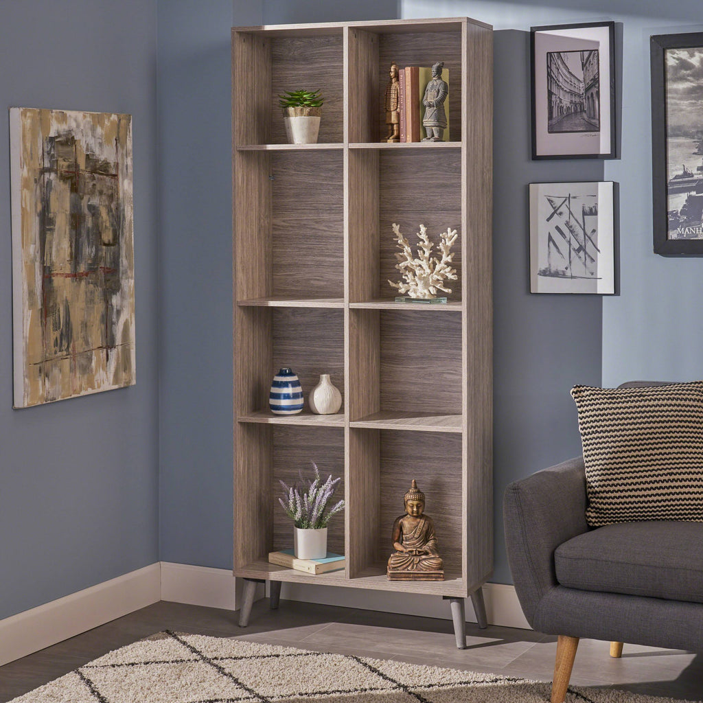 Wenge Faux Wood Bookcase E5830