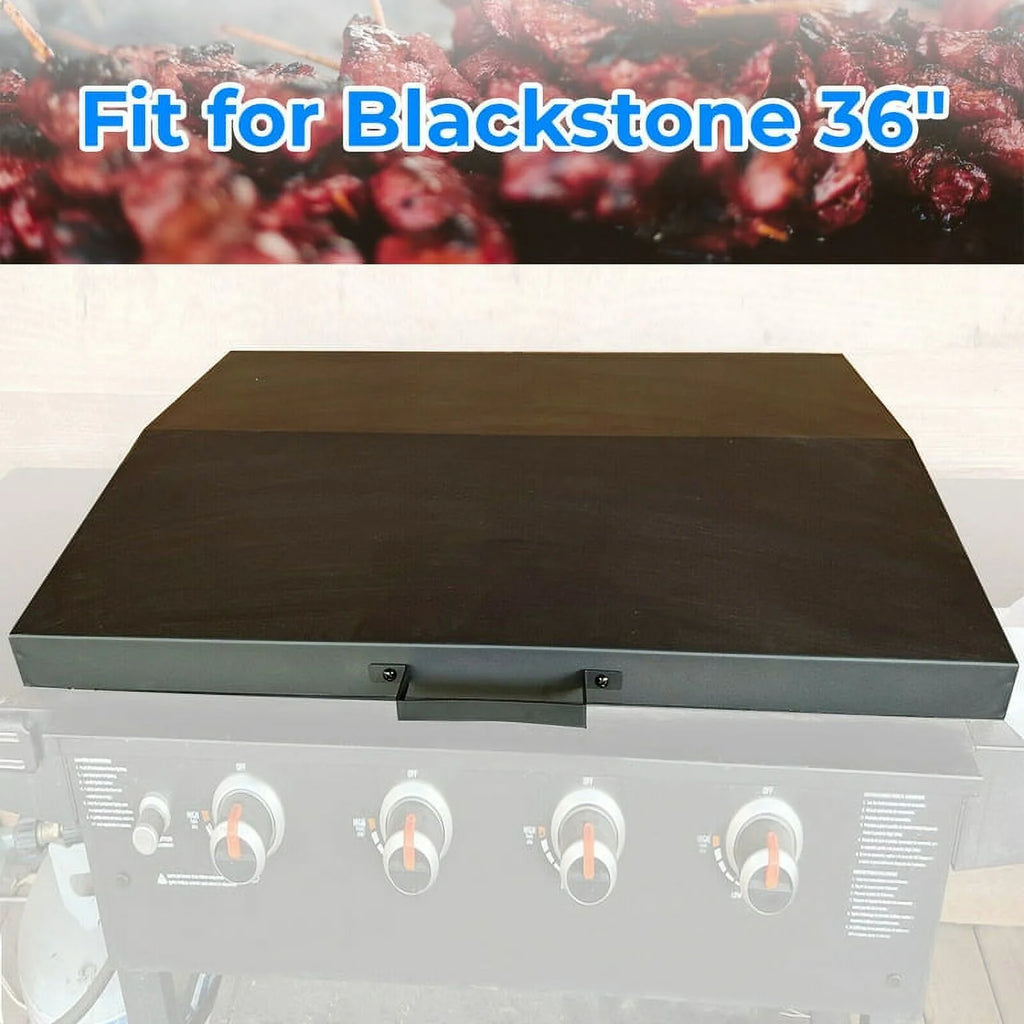 36 in Griddle Hood Lid Black BBQ Hard Cover H856