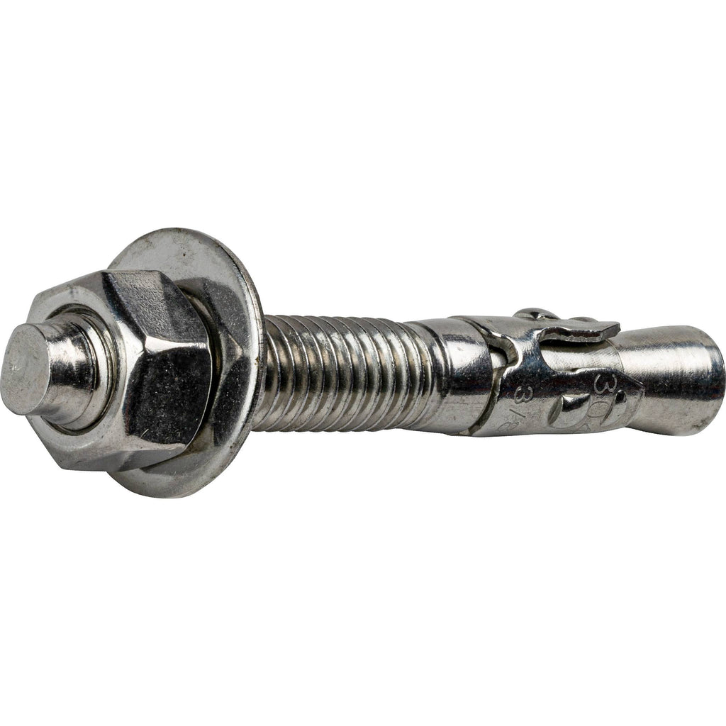 1/4x22 x 4x22 Stainless Steel 316 Wedge Anchors Qty 100 U129