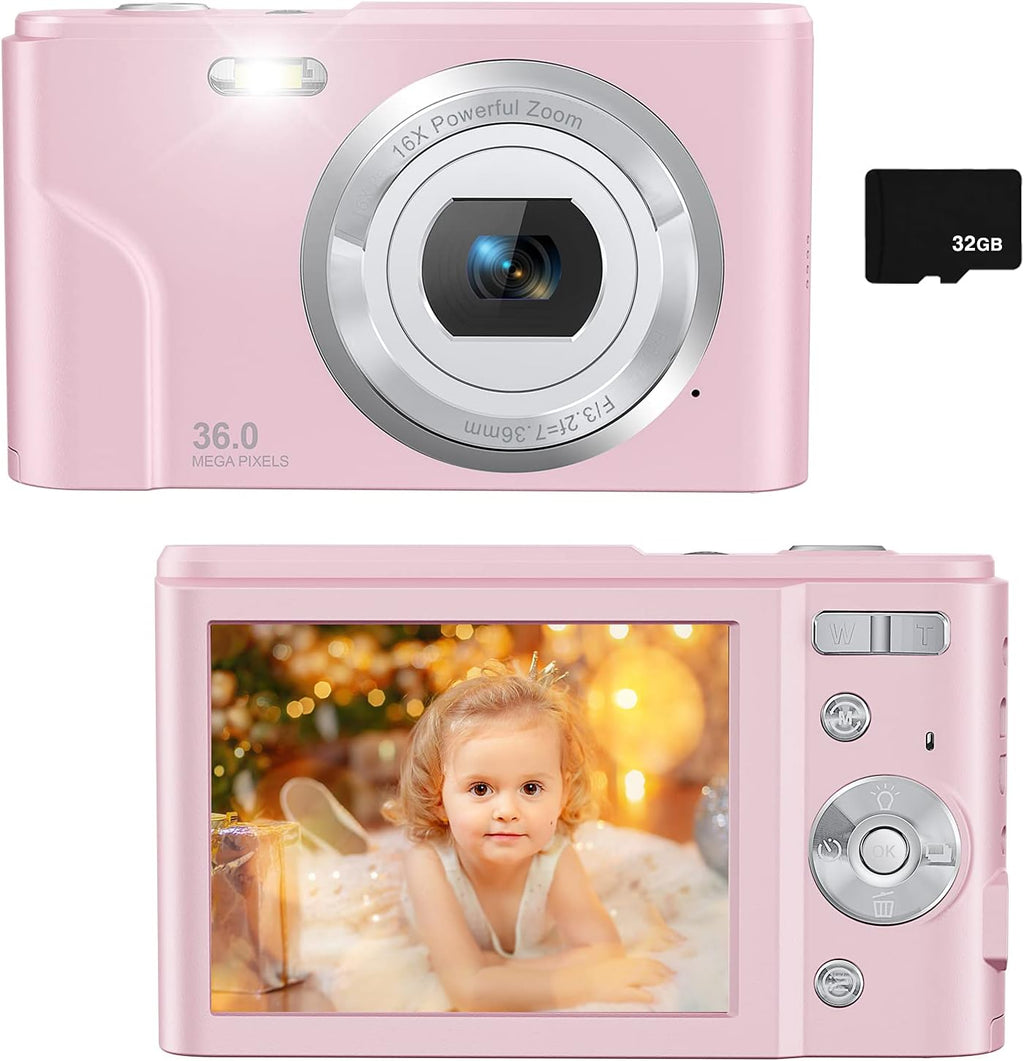 Kids Digital Camera with 32GB SD Card Q650387