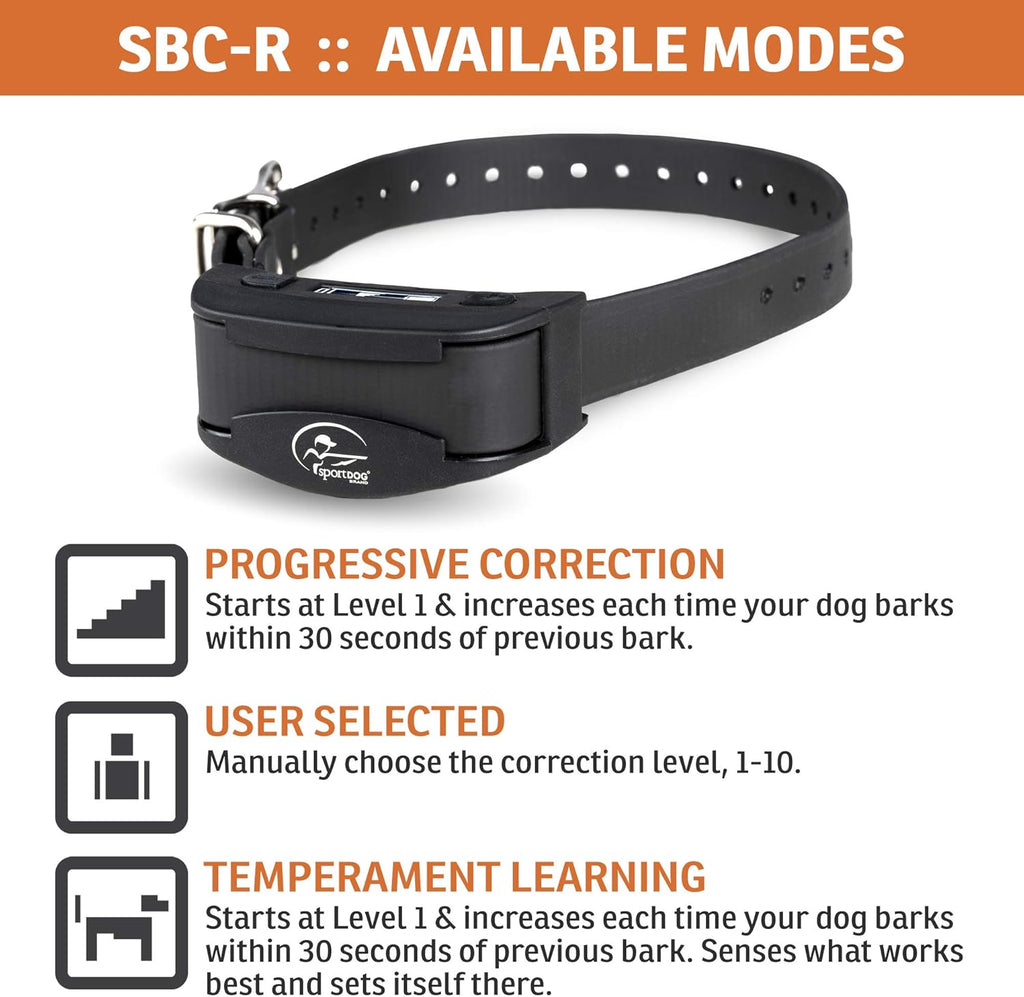 Rechargeable Waterproof Bark Collar for Dogs 8 lbs & up Z199526