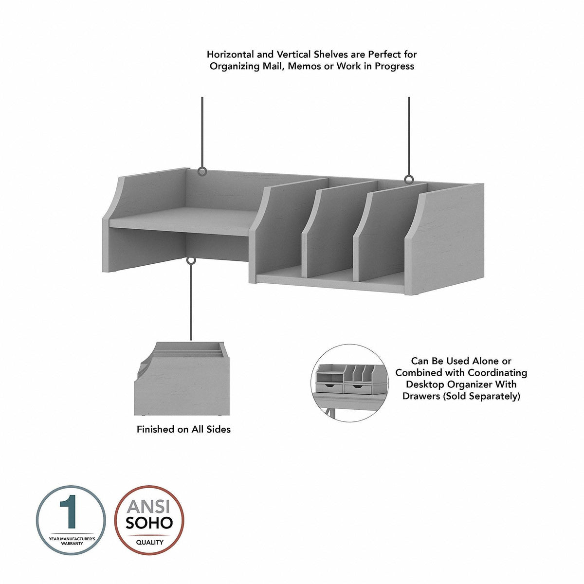 Desktop Organizer with Shelves N661