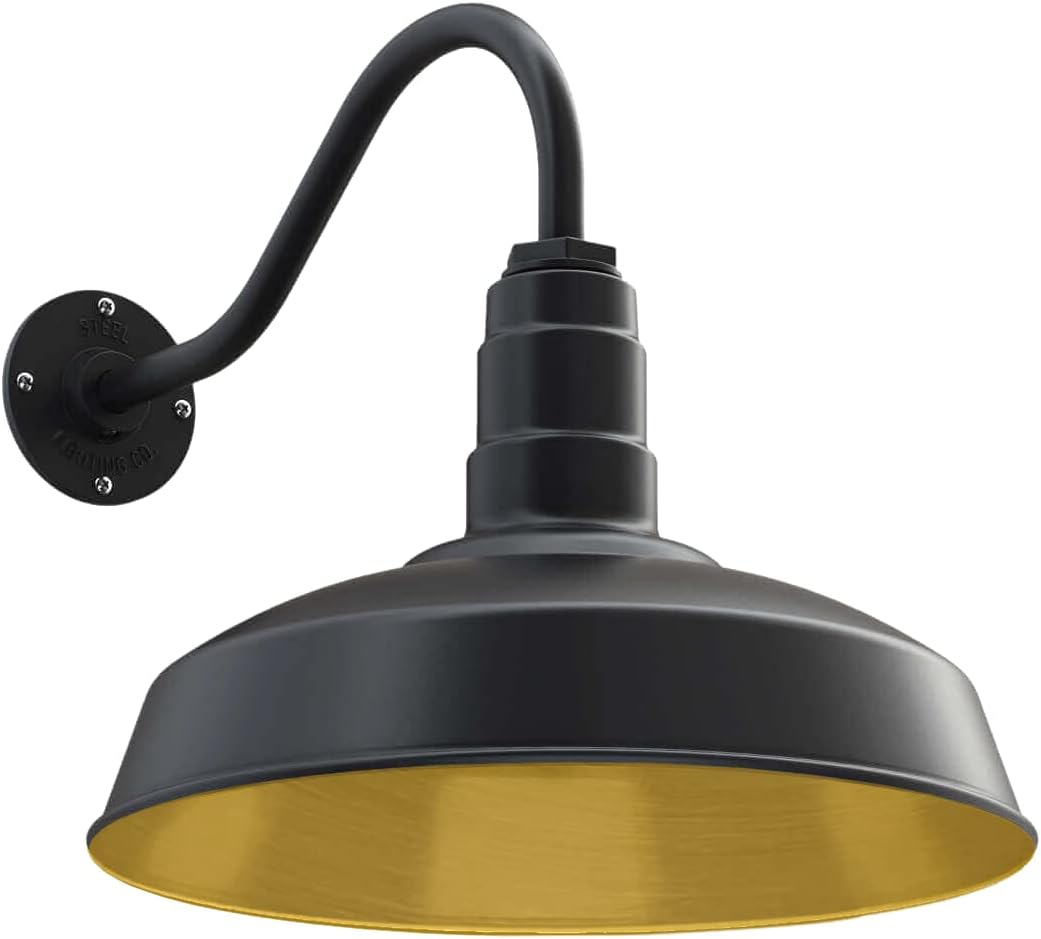 Matte Black Outdoor Wall Mounted Barn Light H105816