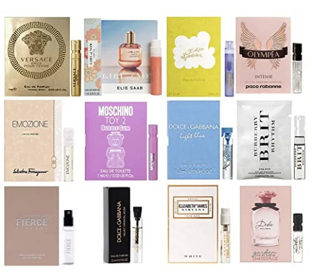 12 Perfume Vials Collection P893