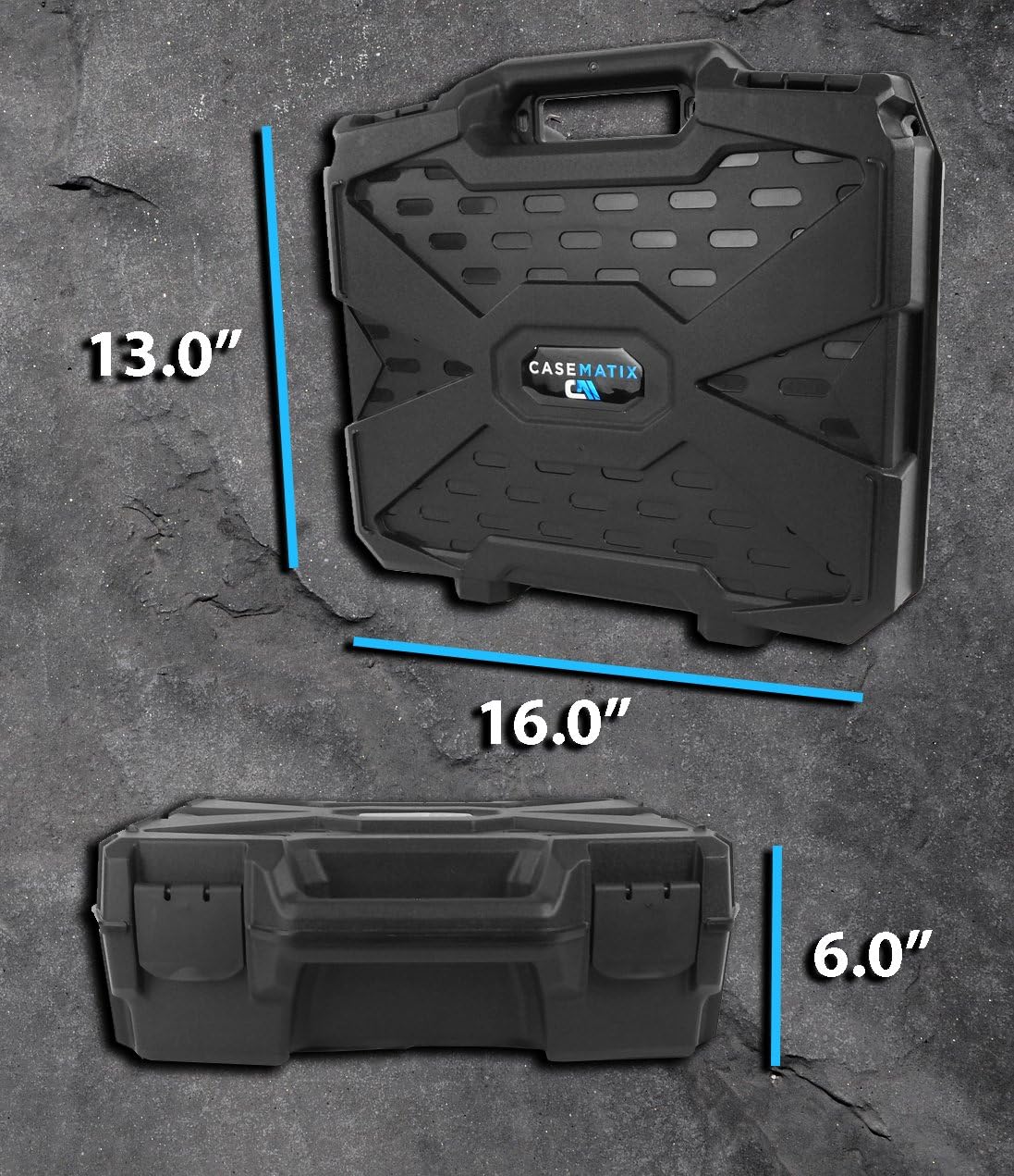 DJ Mixer Travel Case with Customizable Foam Interior M728158