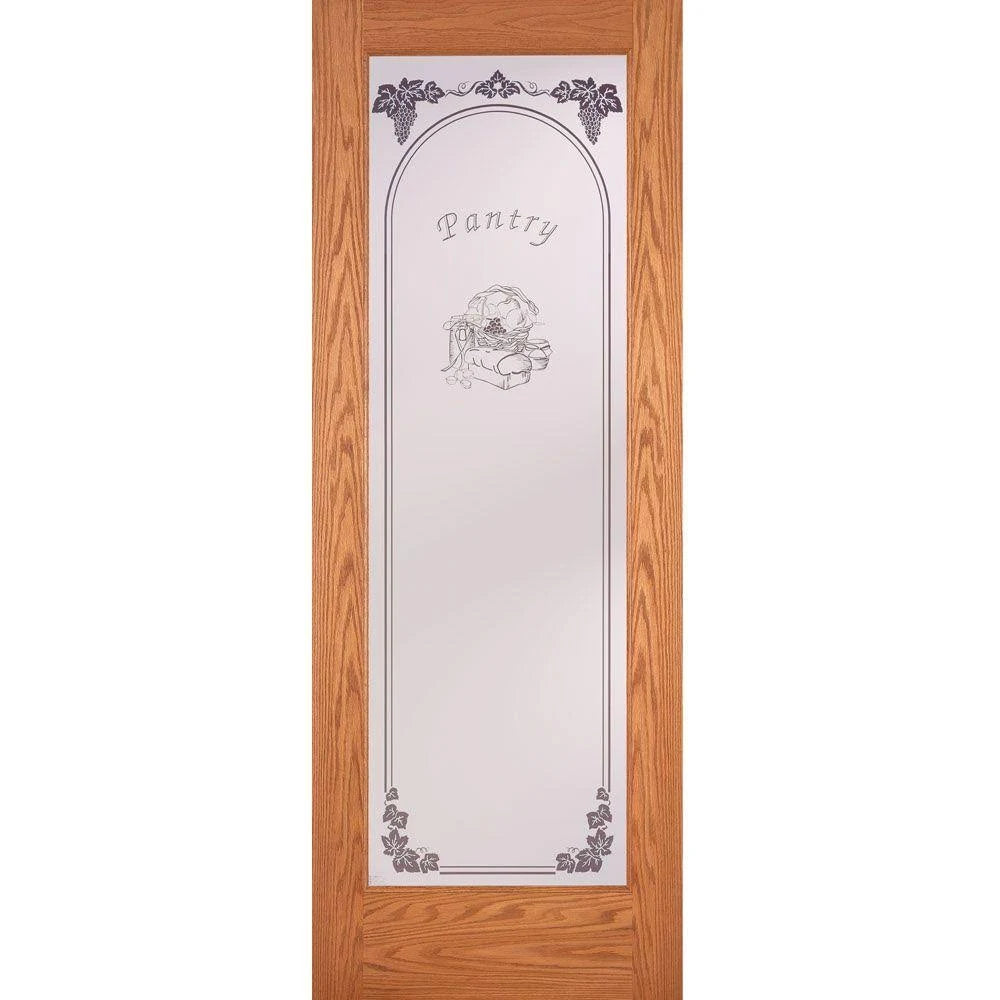 Unfinished Oak Interior Door Slab Q35992