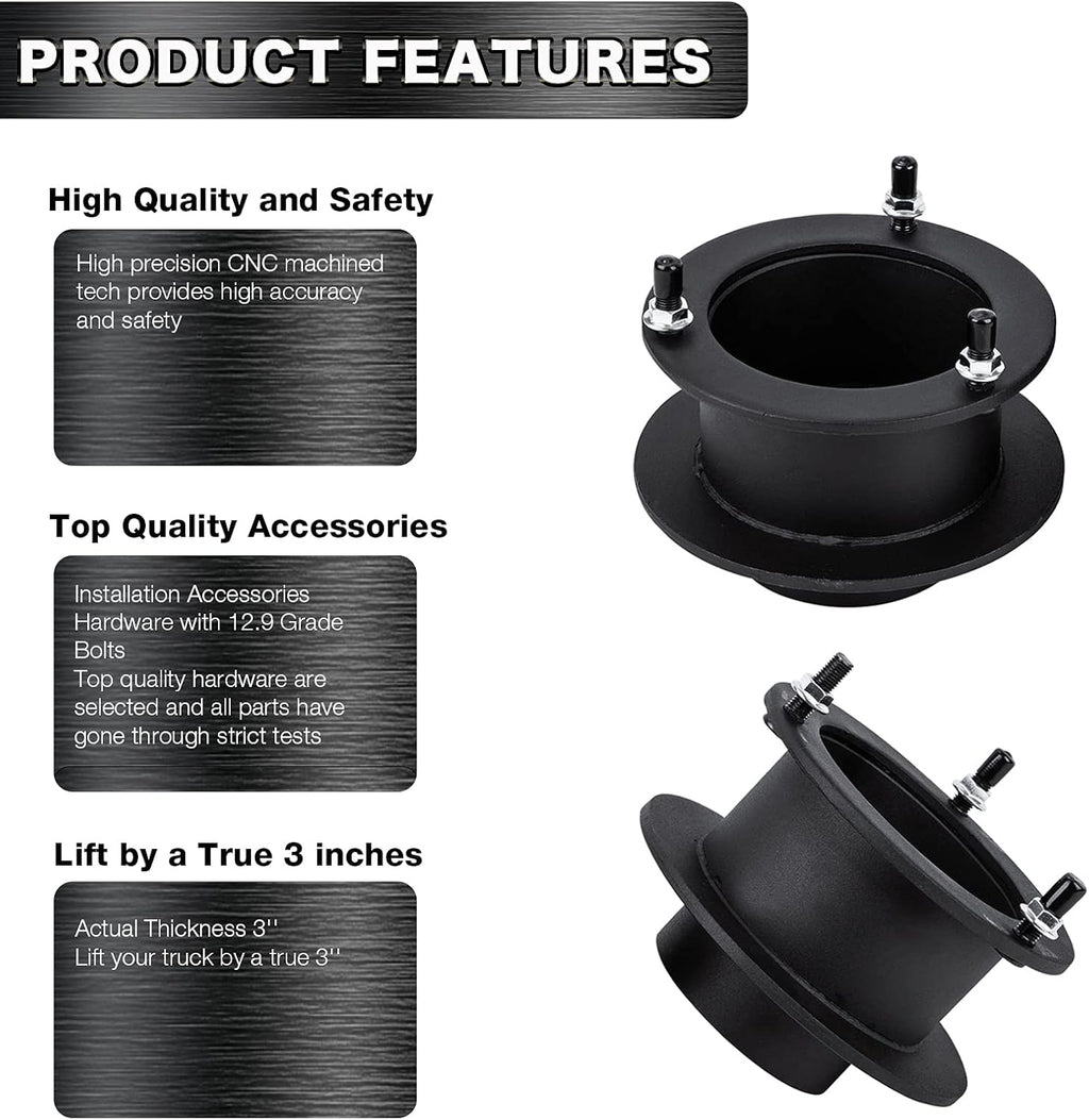 2 Front Leveling Lift Kits for 4WD Dodge Ram 1500 2500 3500 Trucks E5706