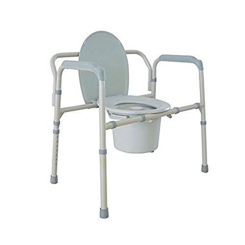 Heavy Duty Bariatric Folding Commode Chair M8398