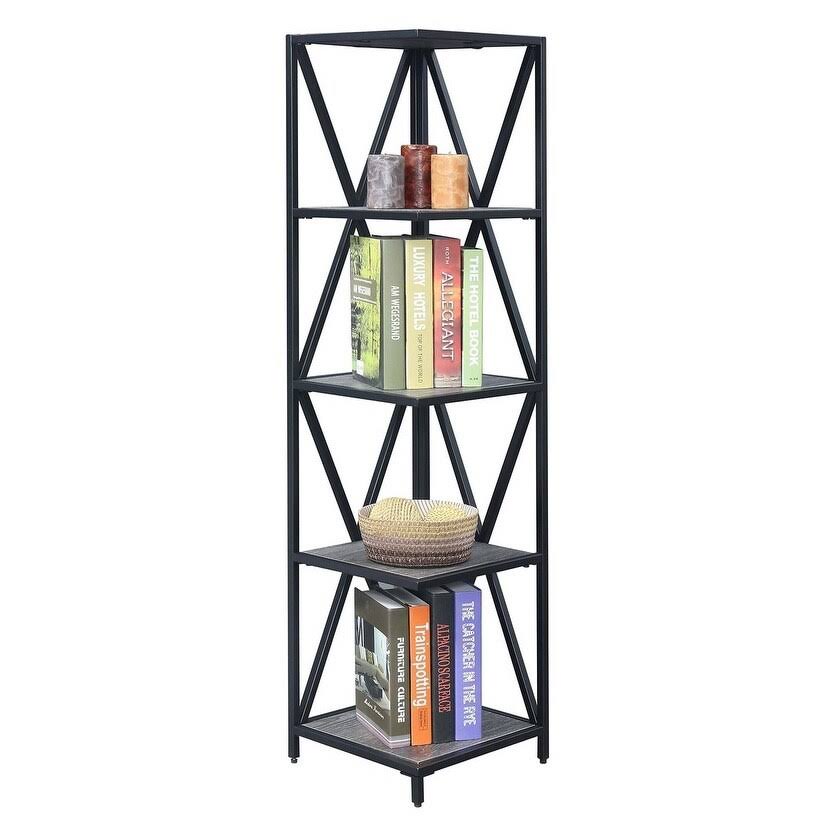 5-Tier Corner Bookcase G15896