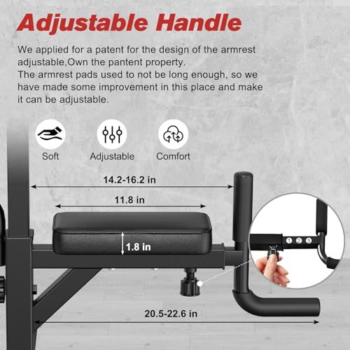 Power Tower Pull Up Bar Station Dip Station O6884