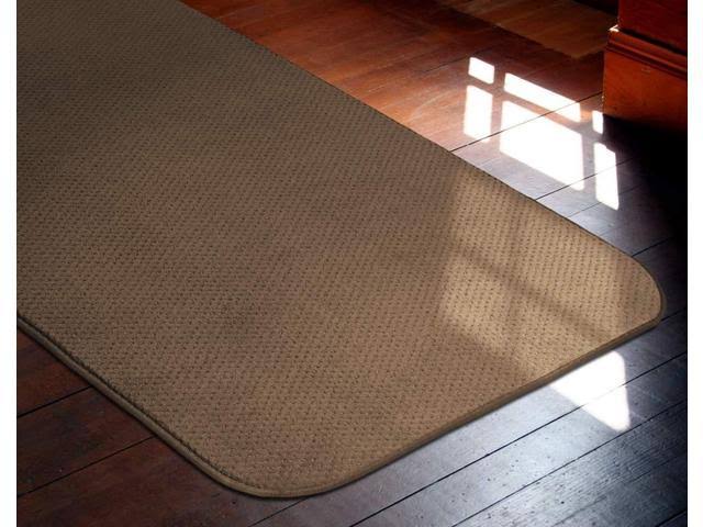 Skid-Resistant Carpet Runner Toffee Brown 10 ft. x 48 in. E148112