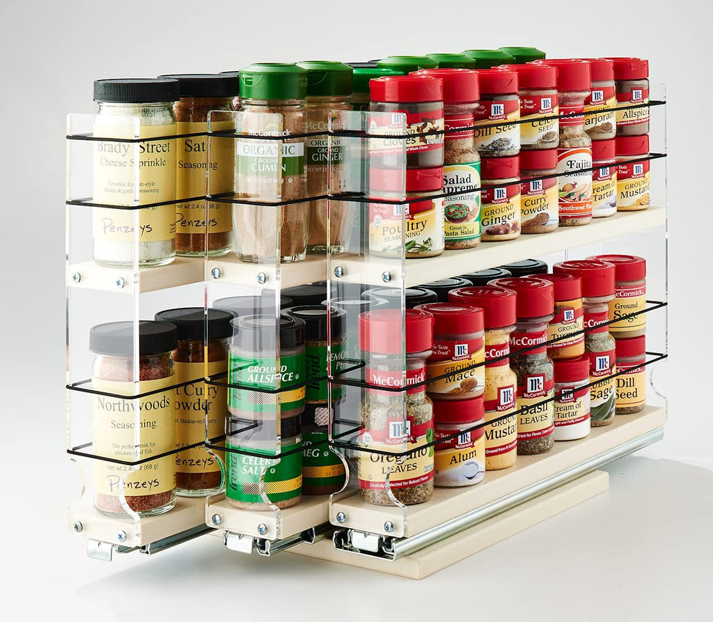 Cabinet Mounted Spice Rack with 3 Drawers O41872