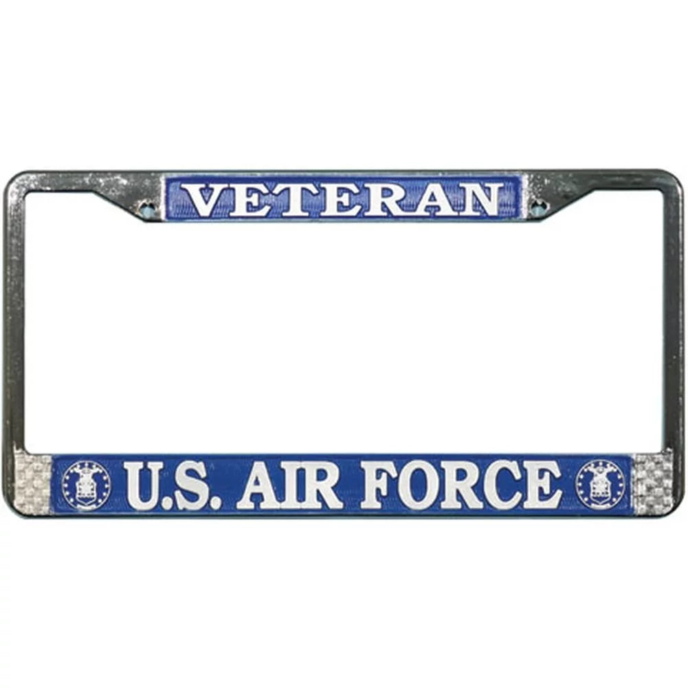 Chrome Metal License Plate Frame V37862