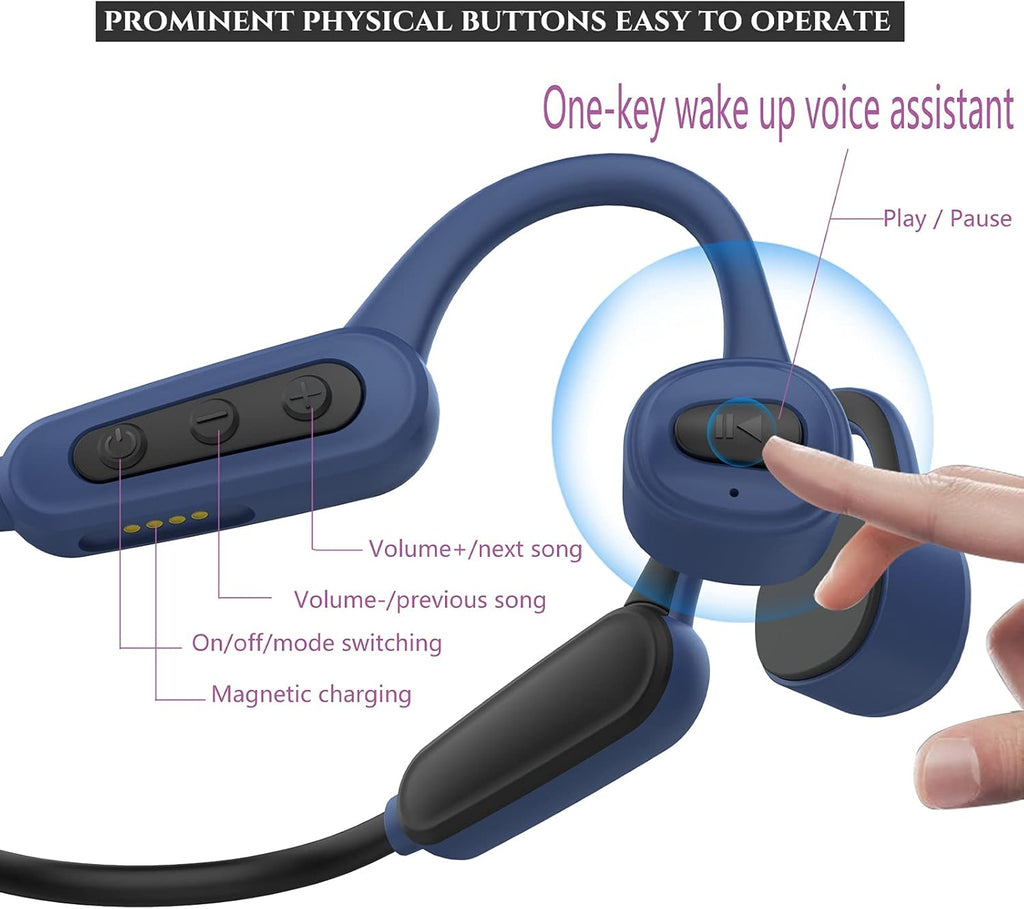 Bone Conduction Swimming Headphones IPX8 Waterproof 16GB Mp3 Player Open Ear R772