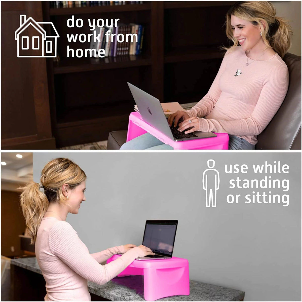 Pink Folding Lap Desk T9598