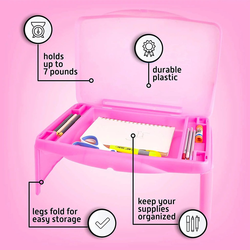 Pink Folding Lap Desk T9598