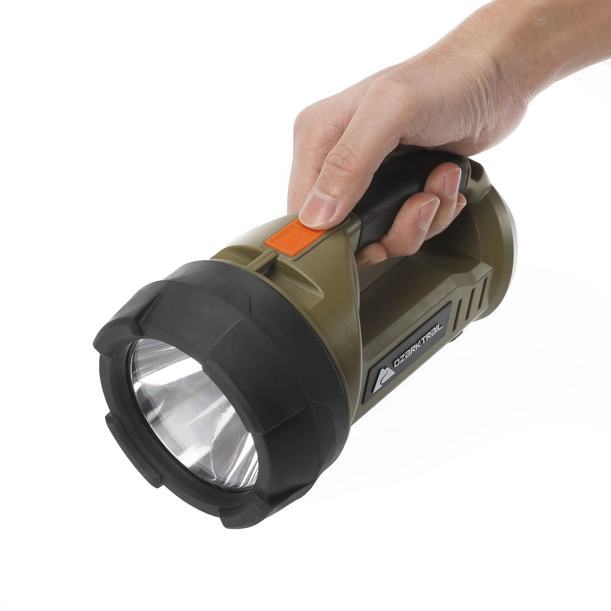 2000 Lumen Dual Source LED Rechargeable Spotlight with 5000 mAh Power Bank, Olive S489