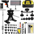 Auto Body Dent Remover Tools with LED Light Board and Storage Bag J808
